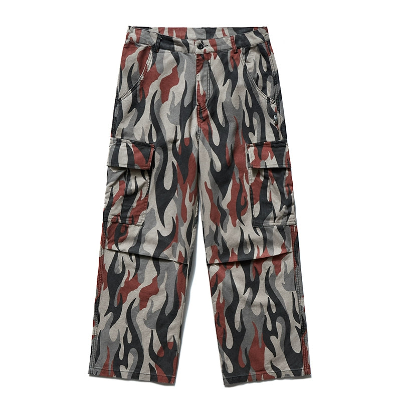 Remedy Flame Camouflage Work Cargo Pants | Face 3 Face