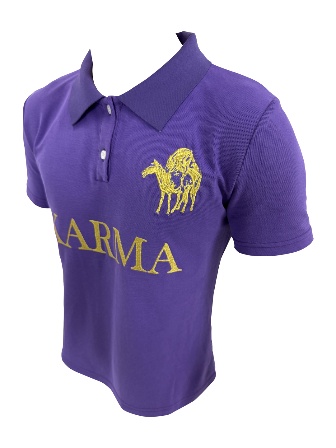 KARMANISTIC Embroidered and Printed Short Polo Shirt | Face 3 Face