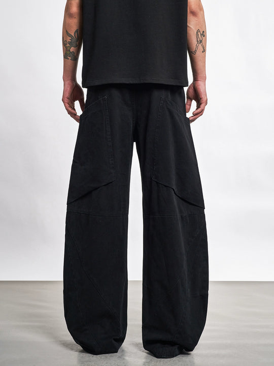 F3F Select Big Pocket Black Machete Pants | Face 3 Face