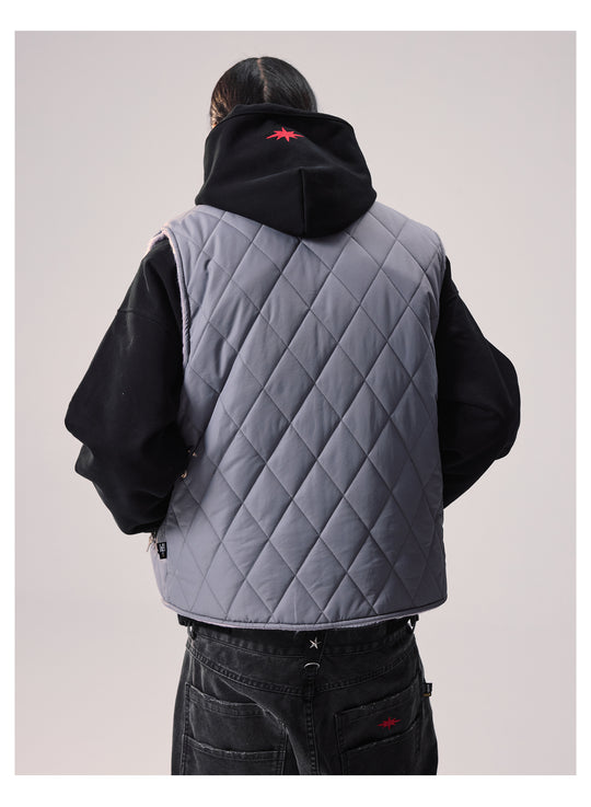 Remedy Fleece Quilted Reversible Vest | Face 3 Face