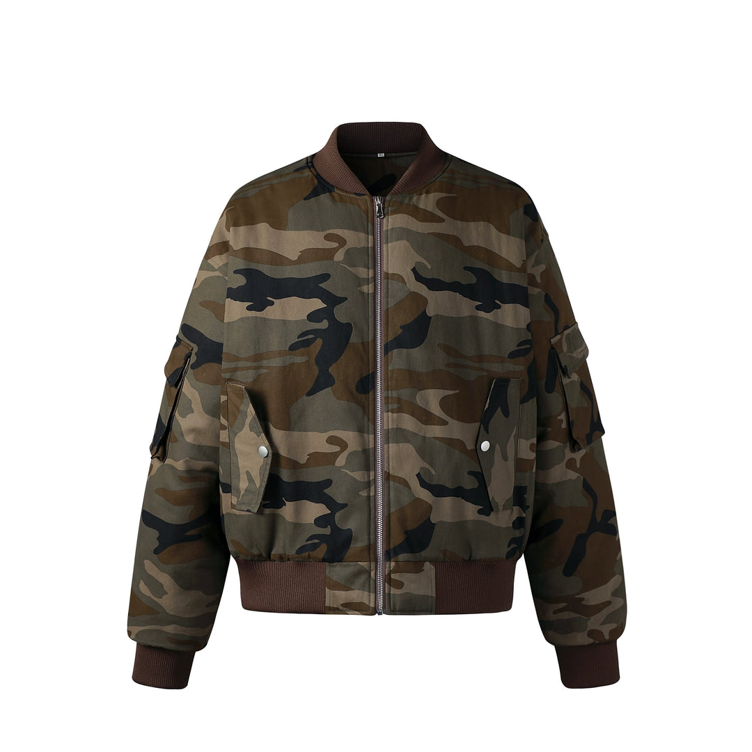 NOVACAM Camouflage MA-1 Military Jacket | Face 3 Face