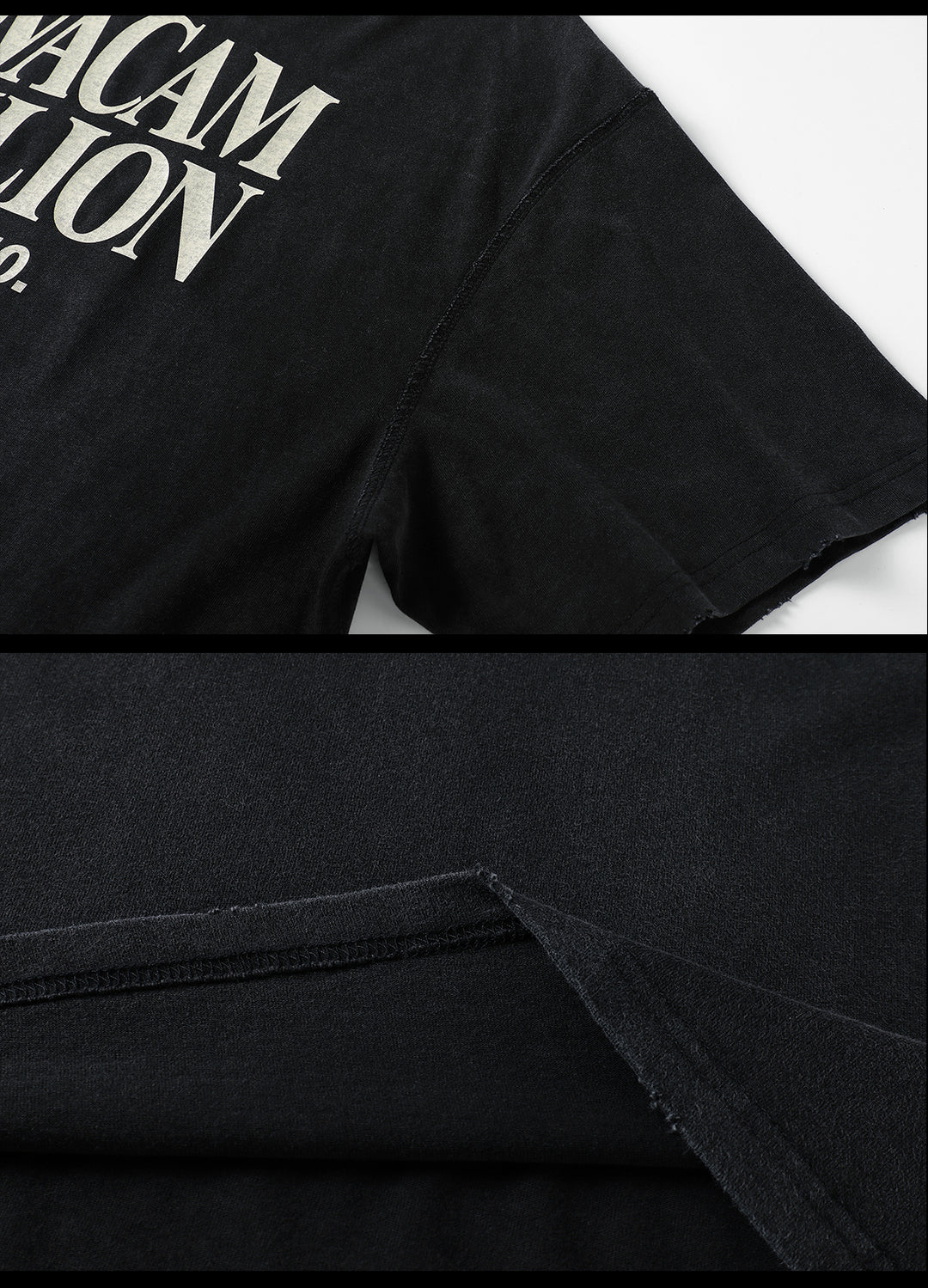 NOVACAM Simple Logo Reverse Stitching Tee | Face 3 Face