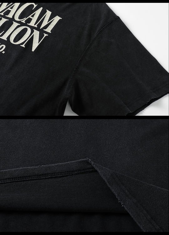 NOVACAM Simple Logo Reverse Stitching Tee | Face 3 Face