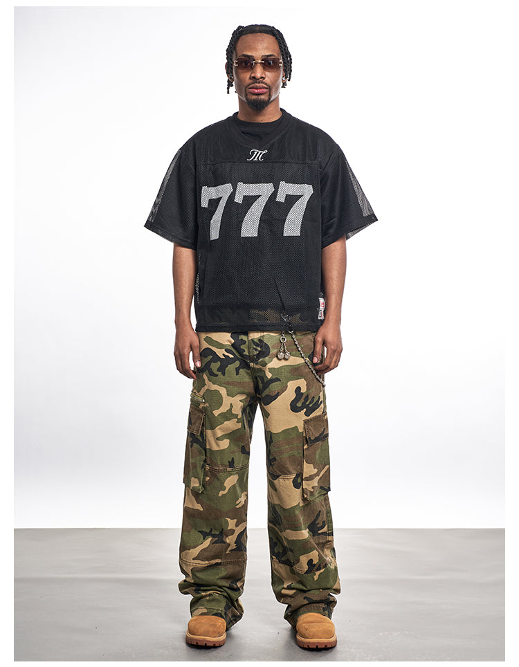 F3F Select 777 Numbering Printed Mesh Hockey Jersey Tee | Face 3 Face