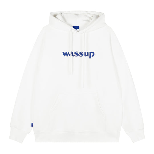 Wassup House Basic Logo Print Hoodie