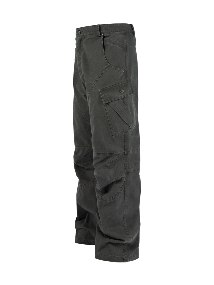 ANTIDOTE Segmented Structured Work Cargo Pants | Face 3 Face