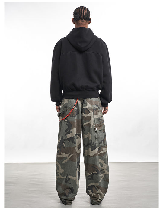 F3F Select Camouflage Work Baggy Jeans | Face 3 Face