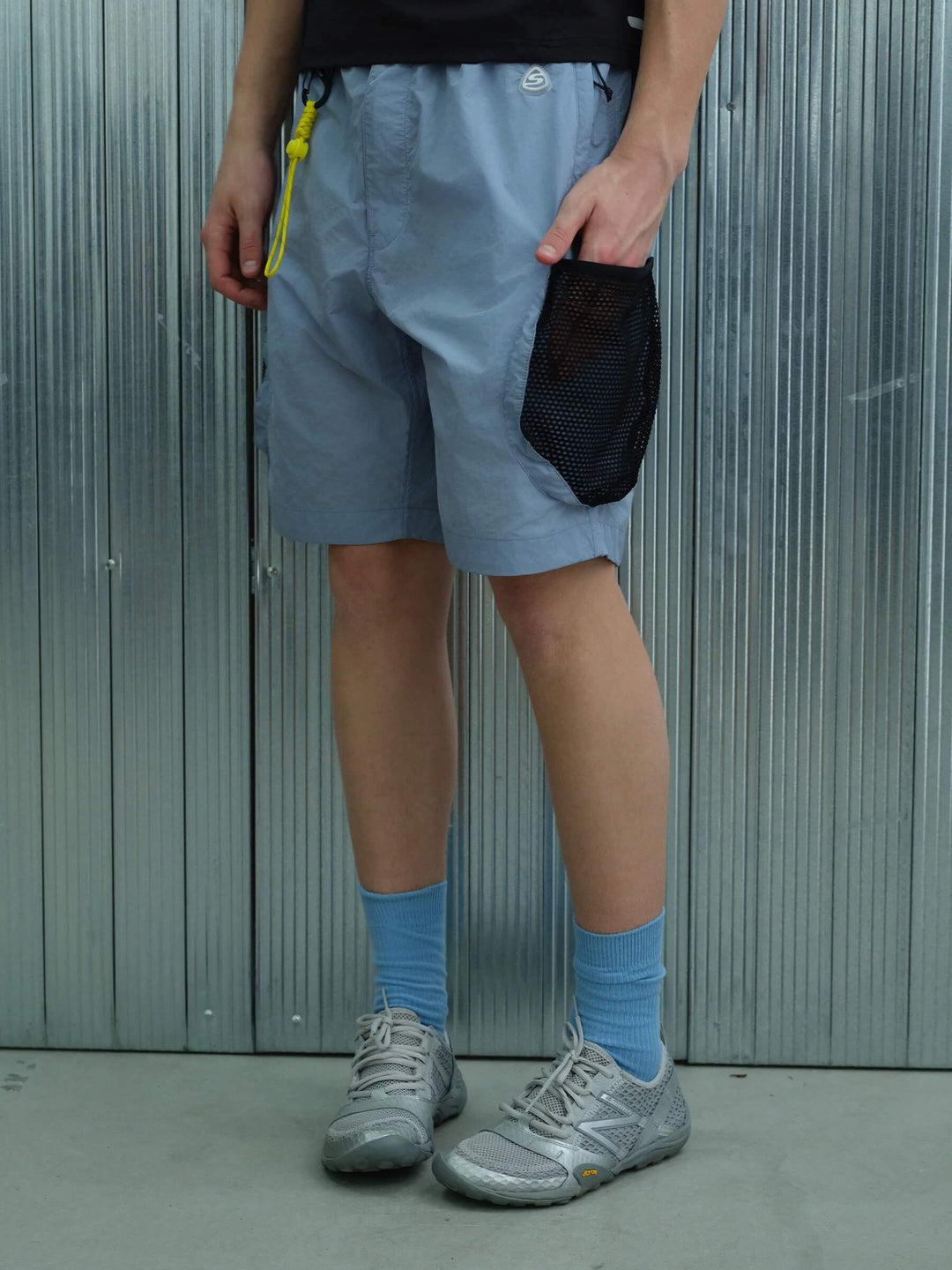 S45 Mesh Pocket Nylon Utility Outdoor Shorts | Face 3 Face