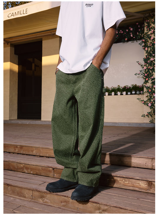 Remedy Leopard Work Painter Pants | Face 3 Face