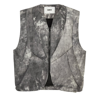 F2CE Function Splash Ink Printing Puffer Vest | Face 3 Face