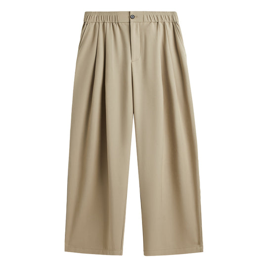 F3F Select Wide Leg Tuck Casual Suit Pants