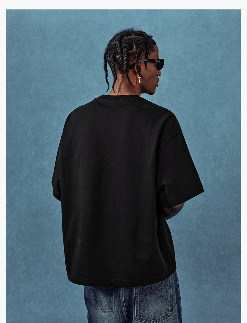 MEDM Basic Embroidered Logo Tee | Face 3 Face