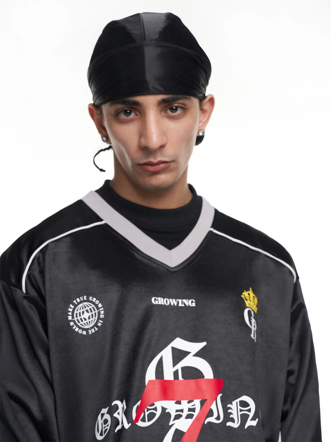 F3F Select Number 7 Crown Badge Long Sleeve Hockey Jersey | Face 3 Face