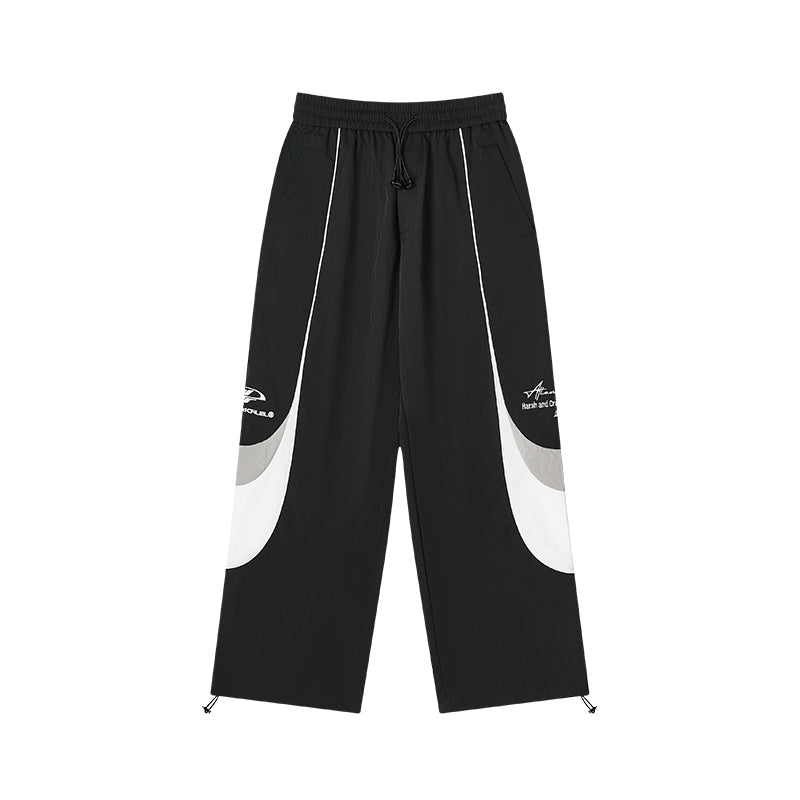 Harsh and Cruel Contrast Color Stitching Logo Track Pants | Face 3 Face