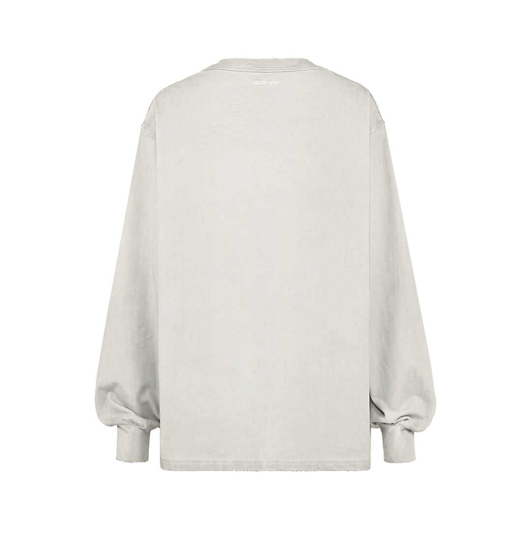 UNDERWATER Destroyed Pockets Long Sleeve Tee