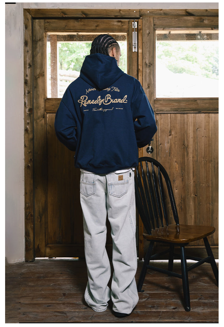 Remedy Metal Wax Seal Chain Embroidered Hoodie | Face 3 Face