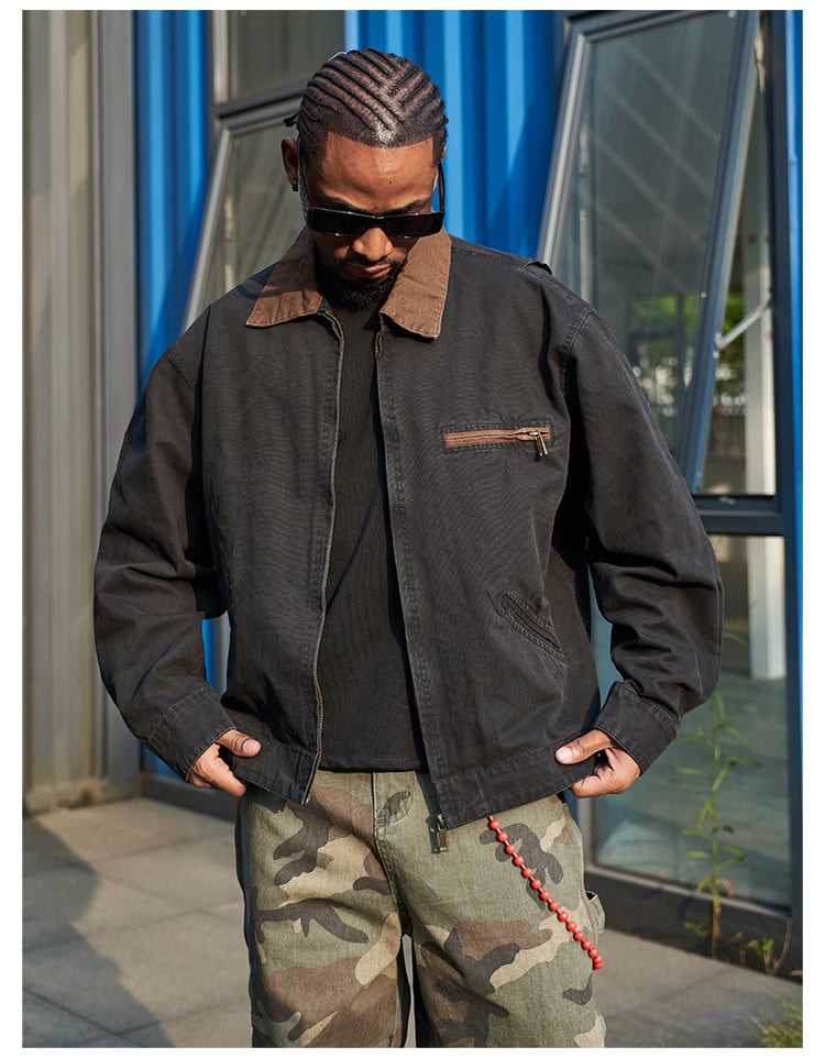 F3F Select Color Block Lapel Detroit jacket | Face 3 Face