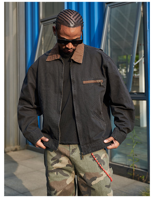 F3F Select Color Block Lapel Detroit jacket | Face 3 Face