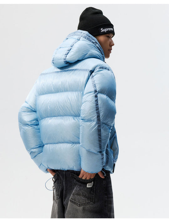 MEDM Hooded Sheer Down Jacket | Face 3 Face