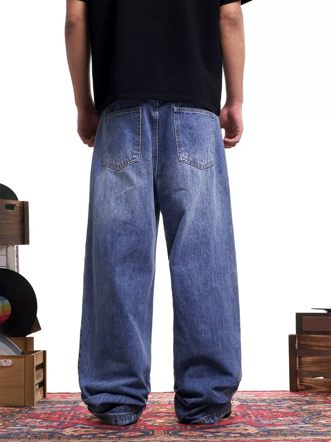 F3F Select Classic Wash Baggy Jeans | Face 3 Face