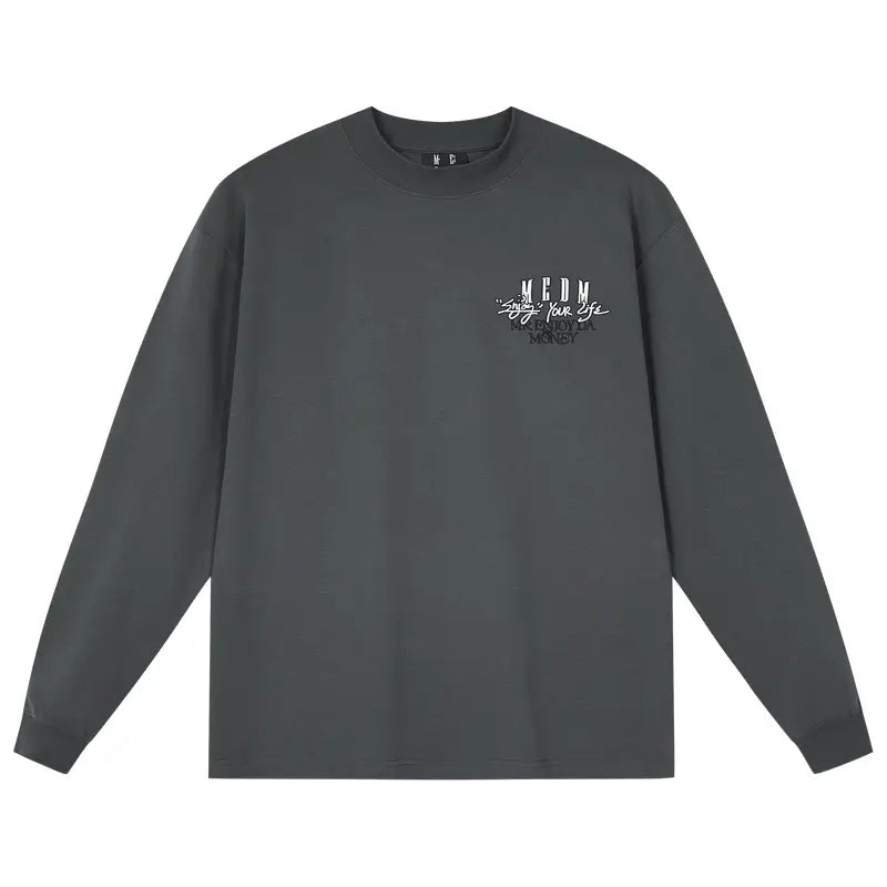 MEDM Warm Fleece Basic Long Sleeve Tee | Face 3 Face