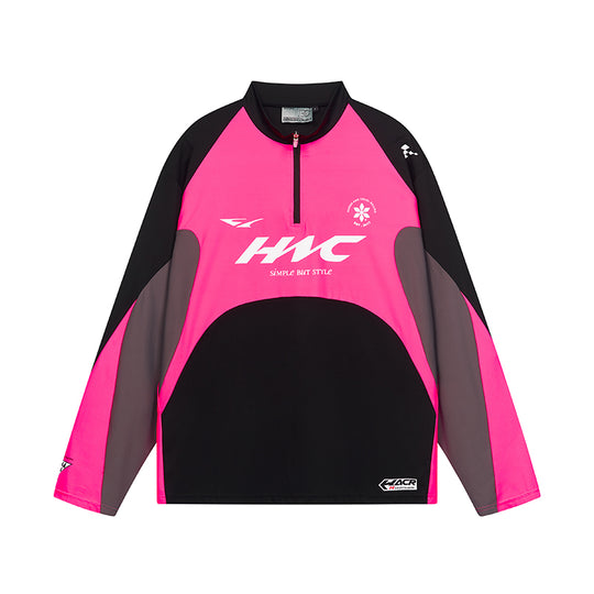 Harsh and Cruel Cycling Colorblock Zipper Tee