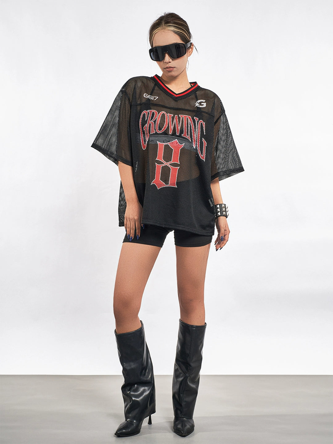 F3F Select 8 Letter Print Mesh Hockey Jersey | Face 3 Face