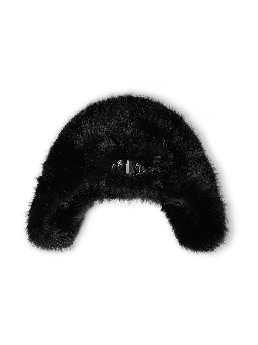 KARMANISTIC Metal Logo Fur Earflap Beanie | Face 3 Face