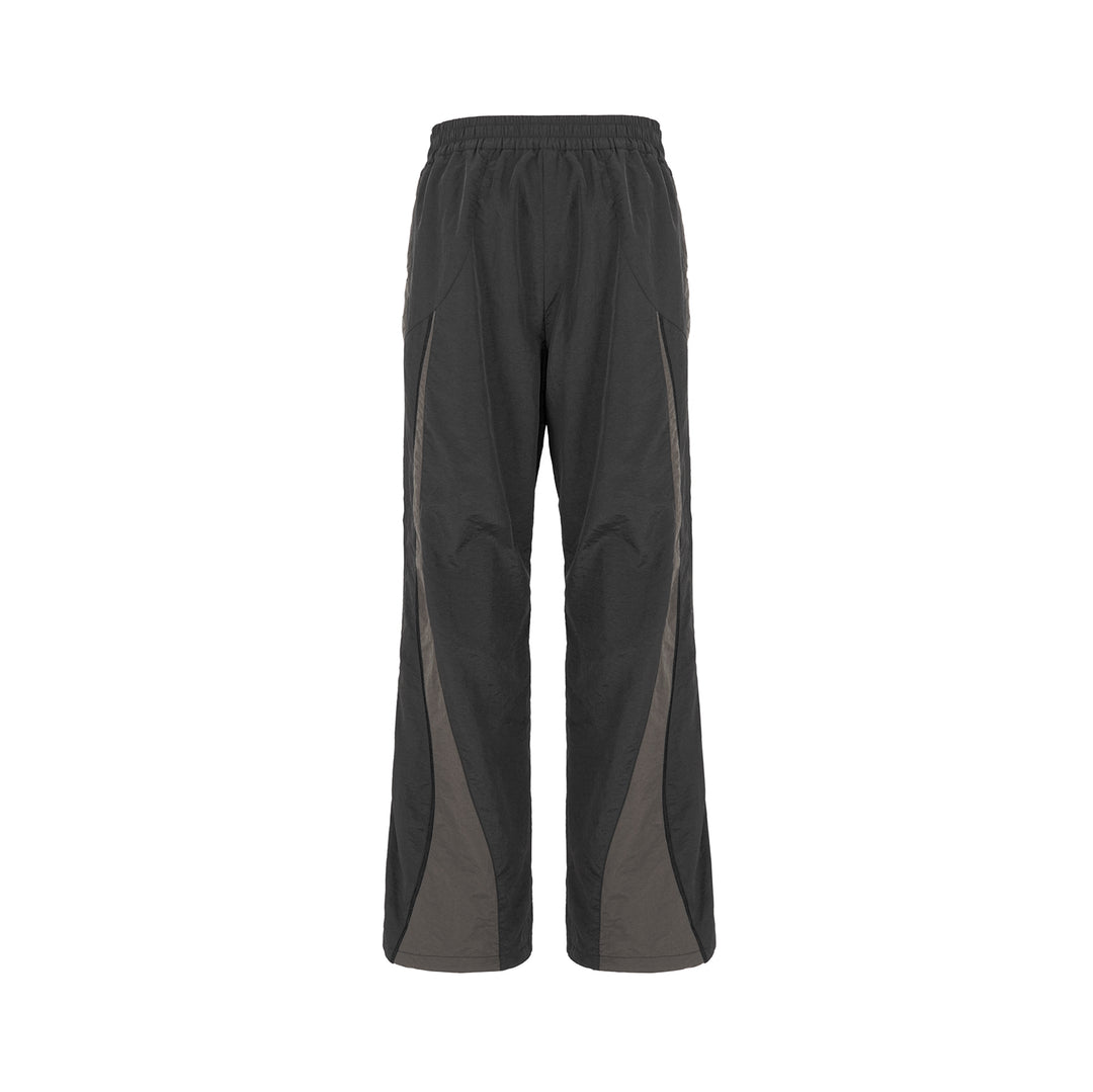 UNDERWATER Colorblocking Dull Leaf Spliced Pants