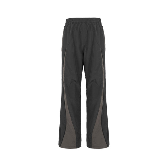 UNDERWATER Colorblocking Dull Leaf Spliced Pants