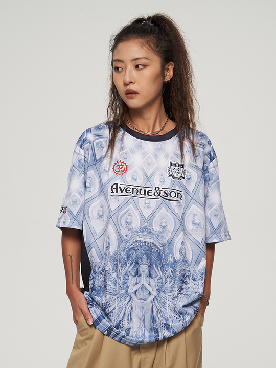 AVENUE & SON Thousand-Armed Avalokiteshvara Soccer Jersey | Face 3 Face