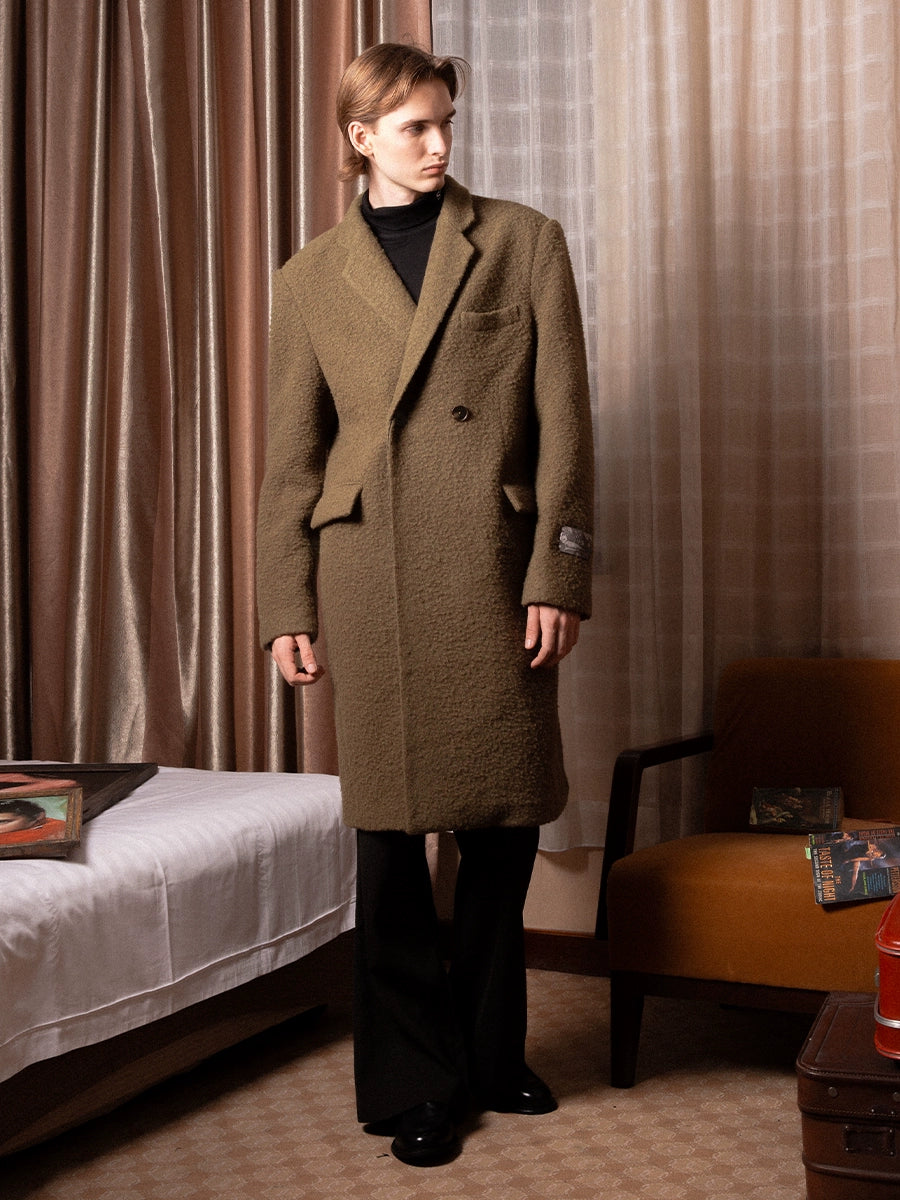 SOD Co. Double Breasted Wool Coat | Face 3 Face