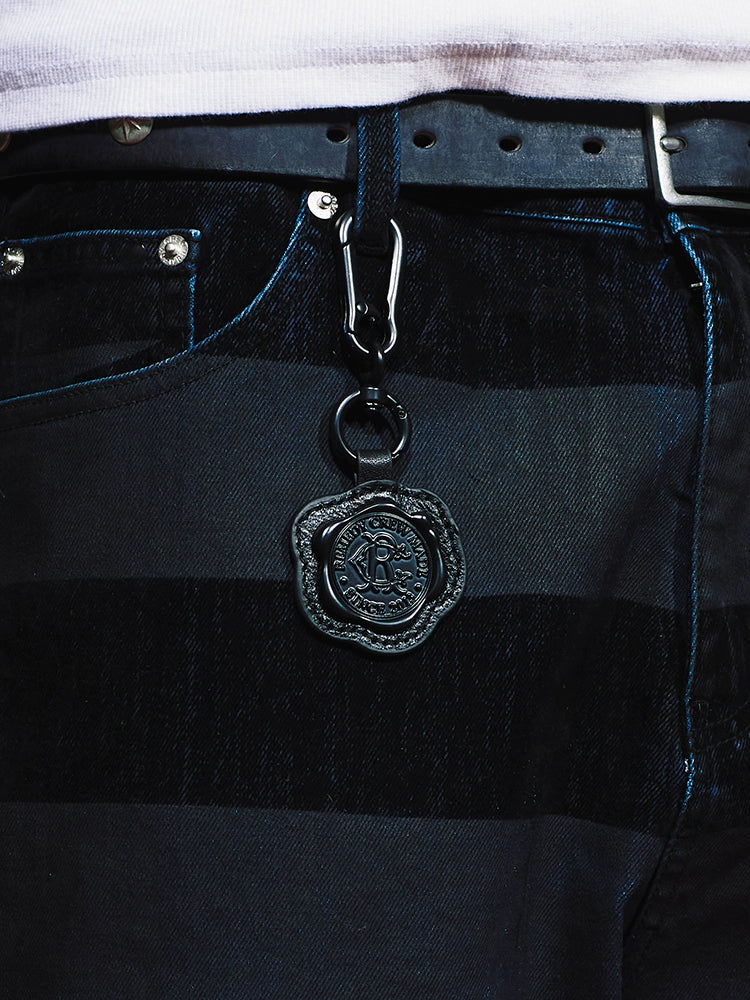 Remedy Metal Wax Seal Keychain Charm | Face 3 Face