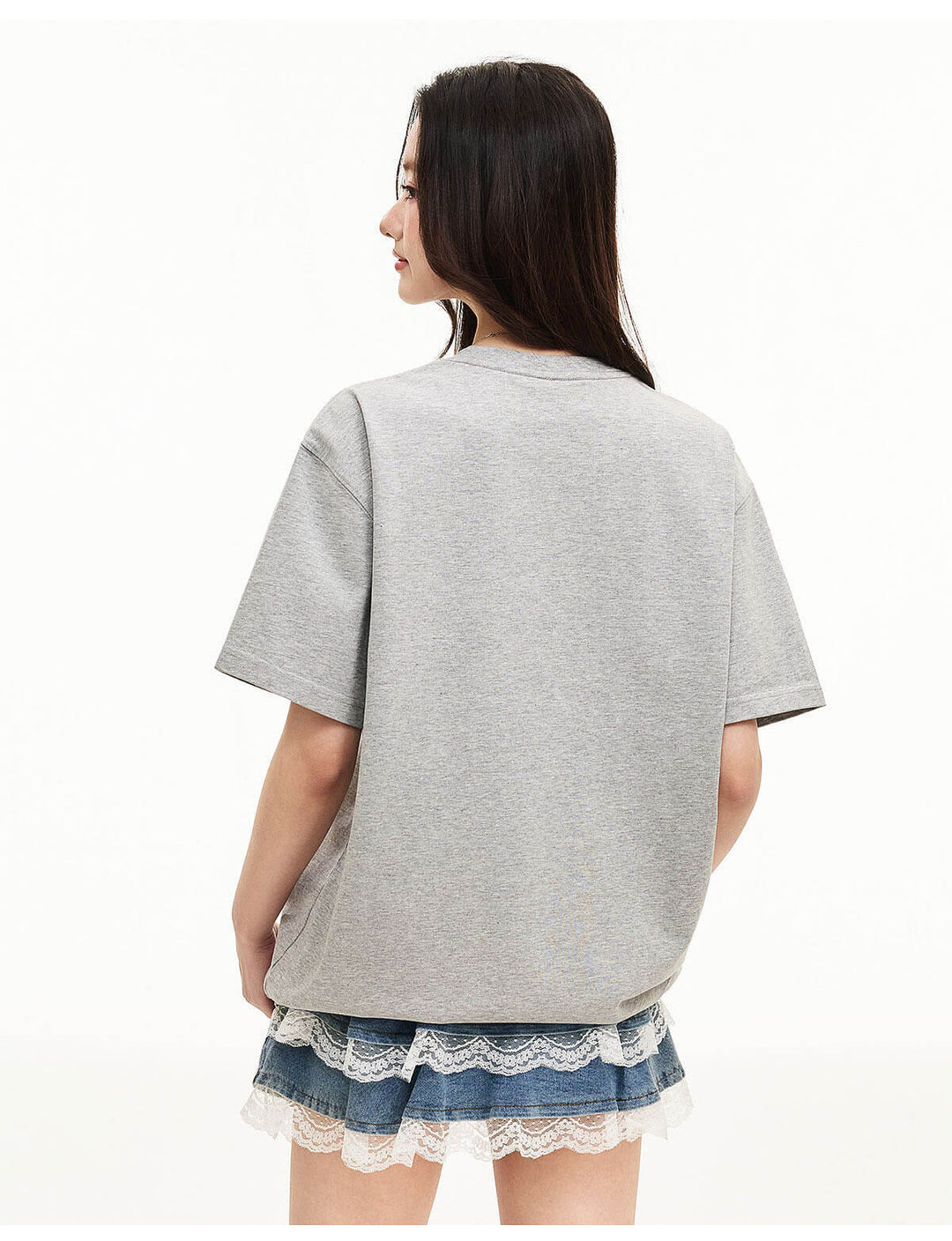 MEDM Distressed Logo Patch Short Sleeve Tee | Face 3 Face