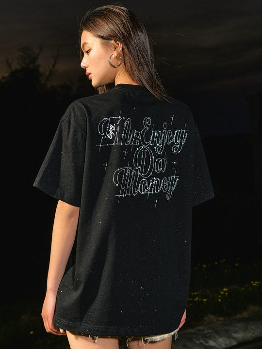 MEDM Starry Sky Rhinestone Print Tee | Face 3 Face