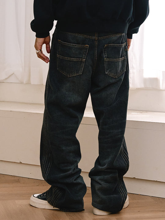 Remedy Washed Side Striped Jeans | Face 3 Face