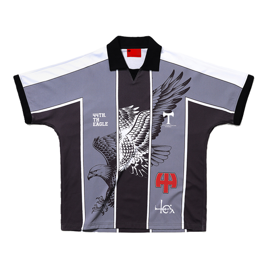 4TRA Contrast Color Printed Soccer Jersey Polo | Face 3 Face