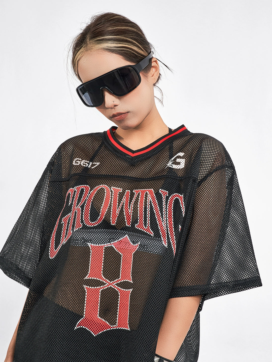 F3F Select 8 Letter Print Mesh Hockey Jersey | Face 3 Face