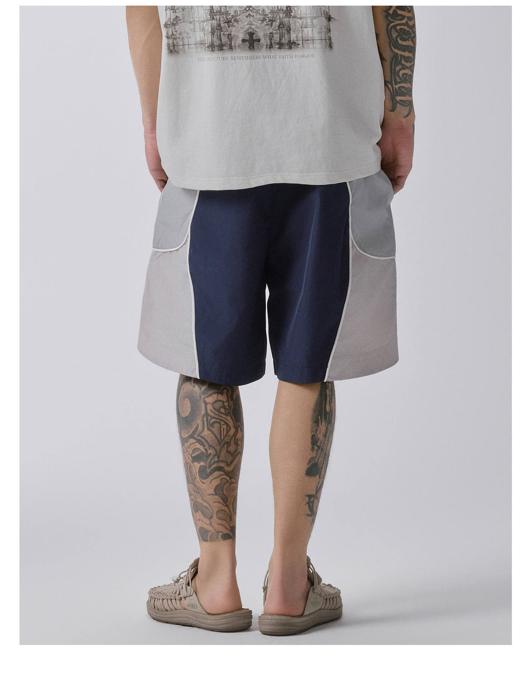F2CE Color Block Athletic Shorts | Face 3 Face
