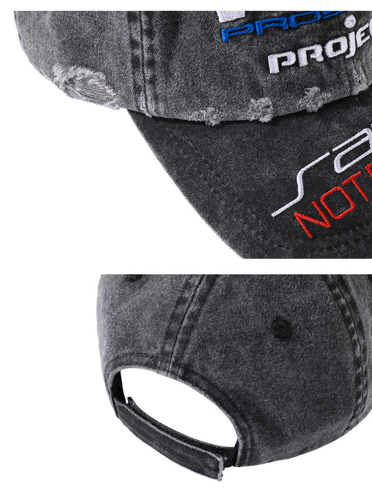 NOVACAM Distressed NOV Logo Embroidered Dad Hat | Face 3 Face