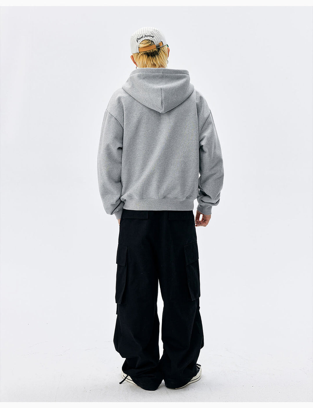 MEDM Flower Embroidered Zip Up Hoodie | Face 3 Face