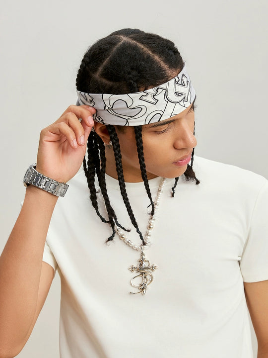 Small Town Kid Cross Logo Square Scarf / Bandana | Face 3 Face