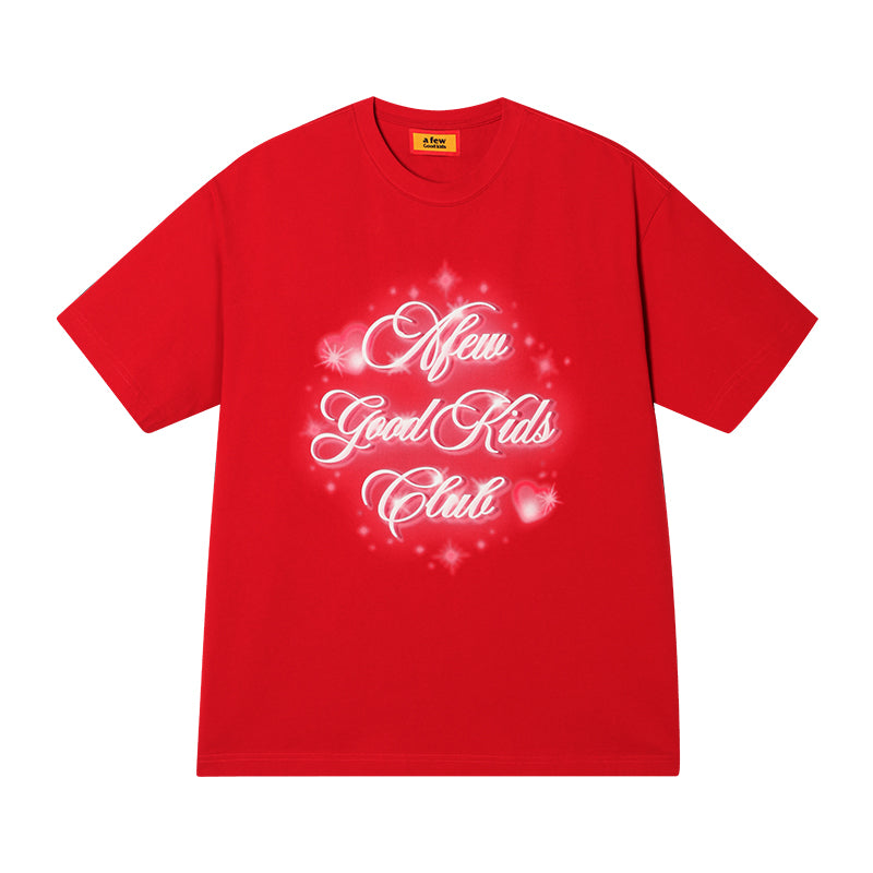 AFGK Swoosh Letter Love Print Tee