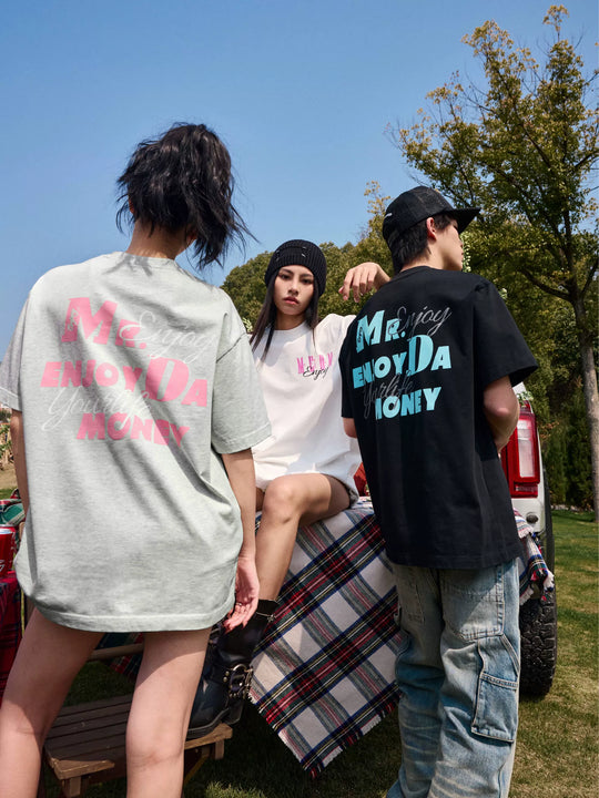 MEDM Contrast Color Logo Print Tee | Face 3 Face