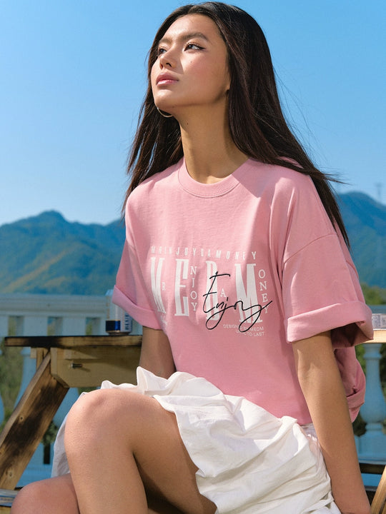 MEDM Basic Logo Typography Tee | Face 3 Face