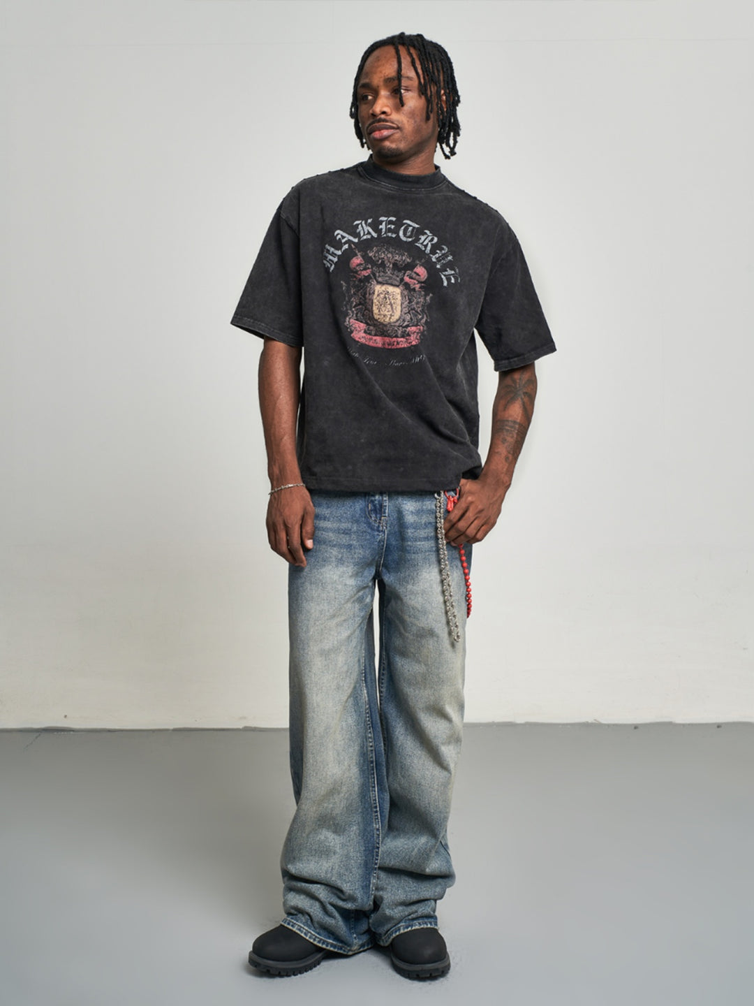 F3F Select Vintage Blue Gradient Washed Jeans | Face 3 Face