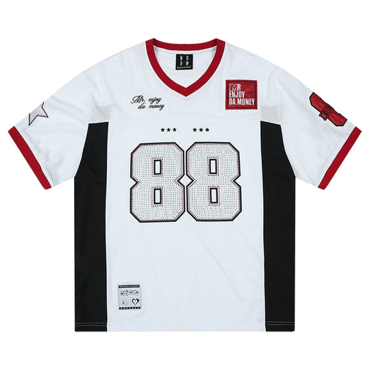 MEDM 88 Numbered Rhinestone Mesh Jersey | Face 3 Face