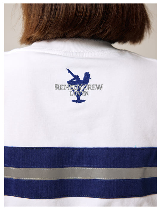 Remedy Cocktail Glass Girl Embroidered Tee | Face 3 Face