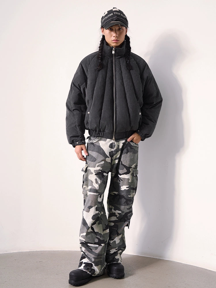 Remedy Metal Stud Down Jacket | Face 3 Face