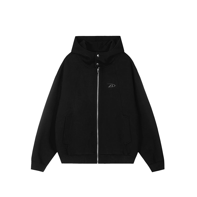 Achock Snap Button Zip Up Hooded Jacket | Face 3 Face